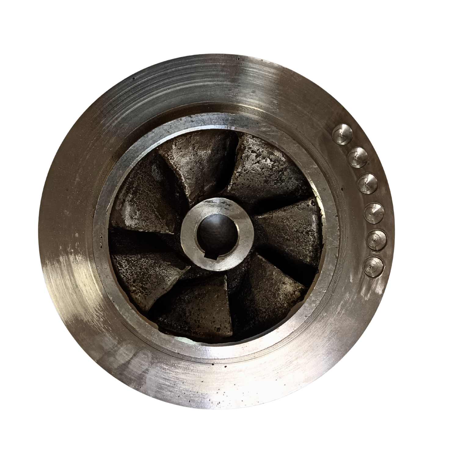Open Vane Cast Iron Impeller 6 Inch