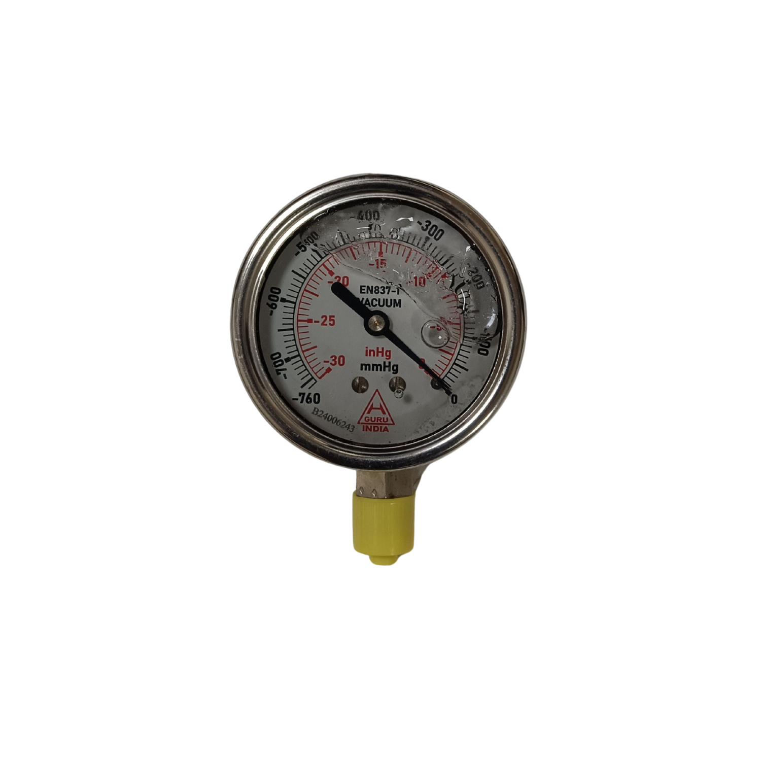 Pressure Gauge 0-10 Bar Stainless